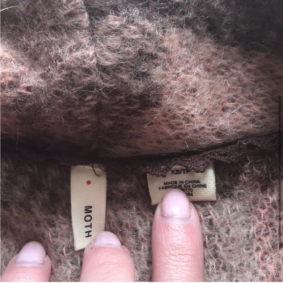 Anthropologie Moth woodland plaid sweater jacket coat
XS/S - Picture 4 of 4